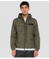 Blouson homme Replay en tissu de coton mélangé oxford et nylon uni. M8241 .000.84310 FIESTA CONCEPT STORE