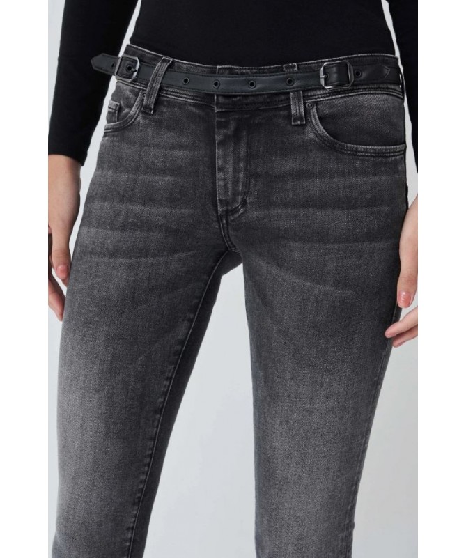 JEAN PUSH UP JAMBE SKINNY COULEUR NOIR 125266 FIESTA CONCEPT STORE