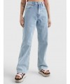 Jean femme en denim stretch Tommy Jeans coupe large aux jambes. DW0DW12172 FIESTA CONCEPT STORE