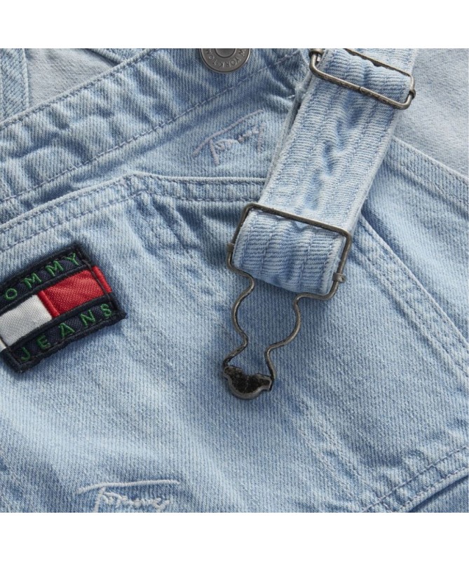 Salopette-short Tommy Hilfiger pour femme en pur coton. Elégante, confort et moderne.  DW0DW12425 FIESTA CONCEPT STORE