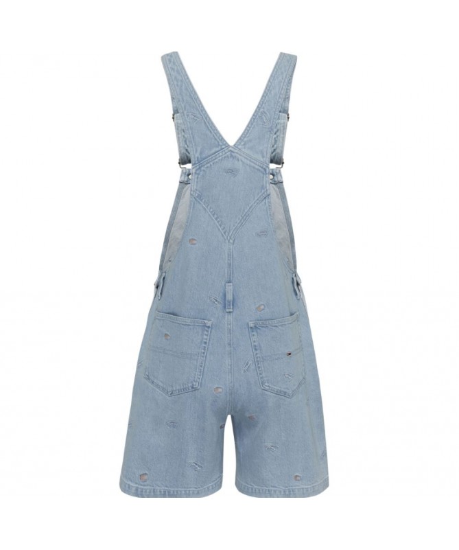 Salopette-short Tommy Hilfiger pour femme en pur coton. Elégante, confort et moderne.  DW0DW12425 FIESTA CONCEPT STORE
