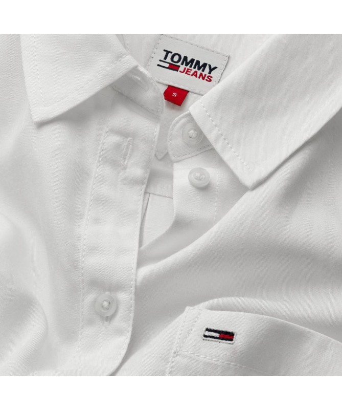 CHEMISE À NOUER ÉLÉGANTE ET CONFORT POUR FEMME TOMMY HILFIGER DW0DW12900