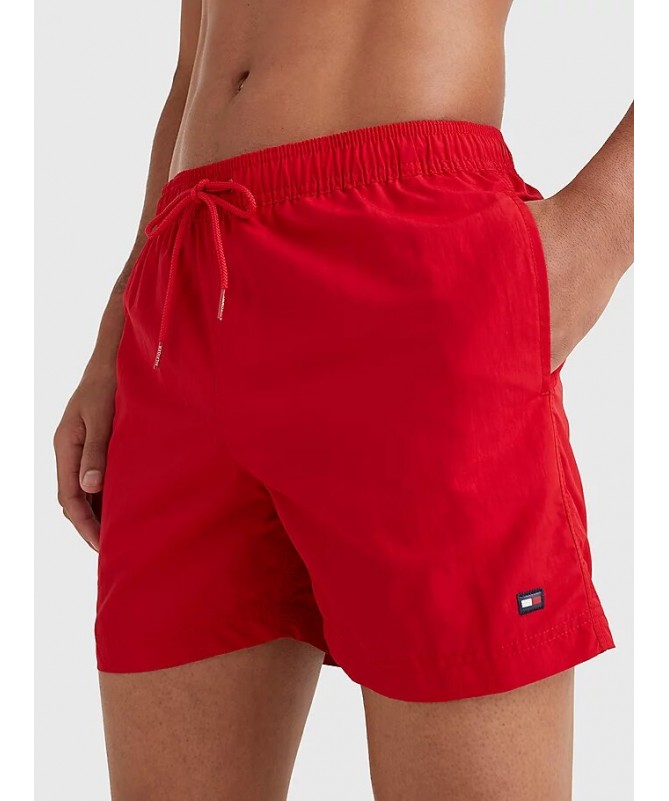SHORT DE BAIN MI-LONG À CORDON DE SERRAGE HOMME TOMMY HILFIGER UM0UM02041 FIESTA CONCEPT STORE