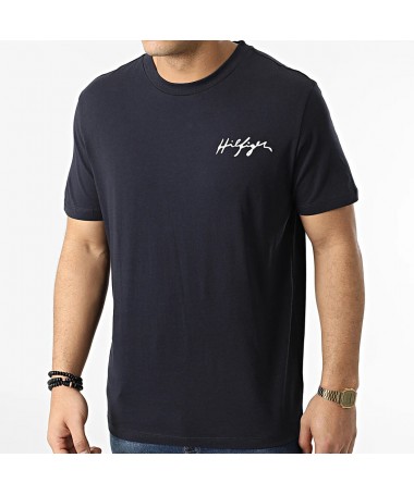 T SHIRT TOMMY HILFIGER HOMME NOM DE LA MARQUE SUR LA POITRINE. UM0UM02314 FIESTA CONCEPT STORE