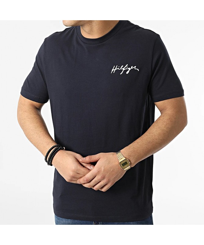 T SHIRT TOMMY HILFIGER HOMME NOM DE LA MARQUE SUR LA POITRINE. UM0UM02314 FIESTA CONCEPT STORE