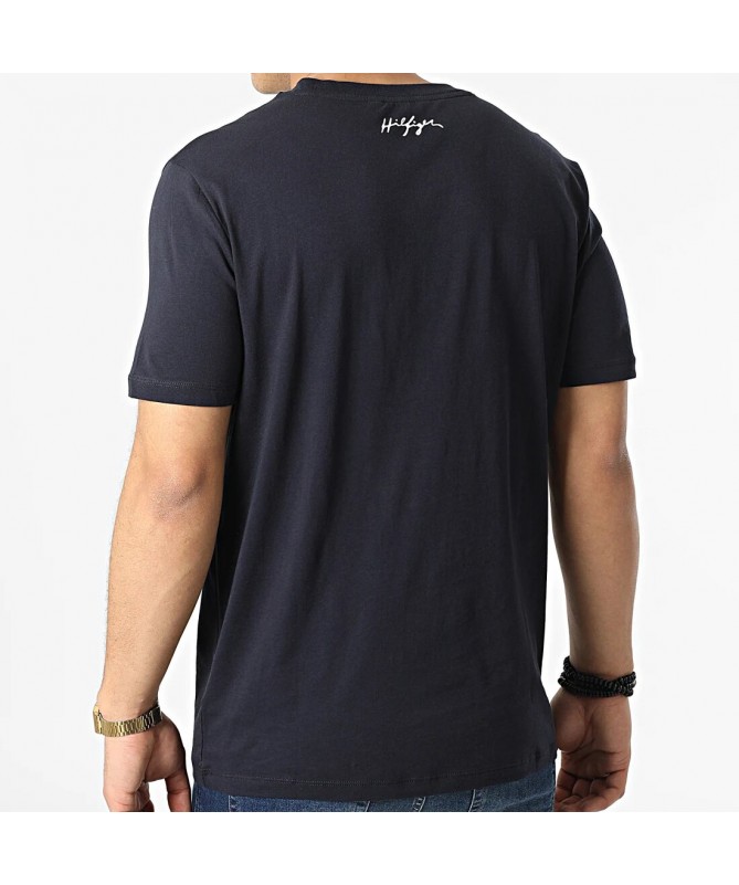 T SHIRT TOMMY HILFIGER HOMME NOM DE LA MARQUE SUR LA POITRINE. UM0UM02314 FIESTA CONCEPT STORE