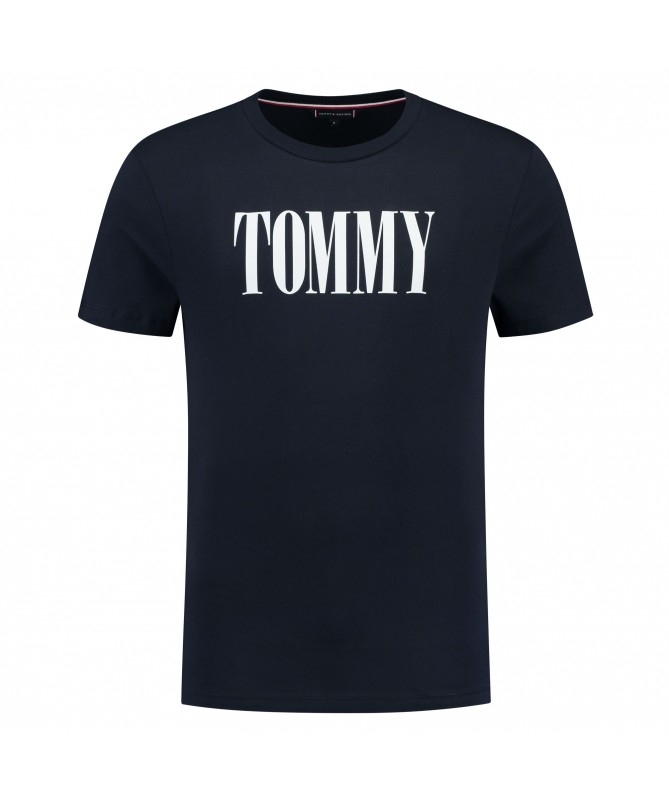 T-shirt homme Tommy hilfiger à col ras-du-cou classique en jersey de coton bio  UM0UM02534