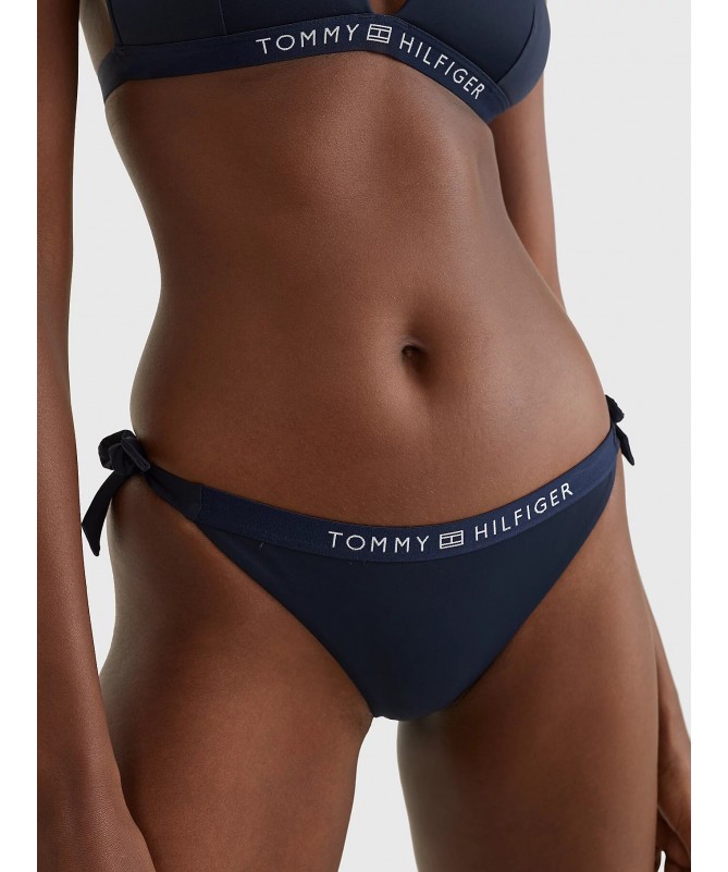 BAS DE BIKINI TOMMY HILFIGER A NOUER SUR LES COTÉS COUPE CHEEKY SENSUELLE UW0UW03395