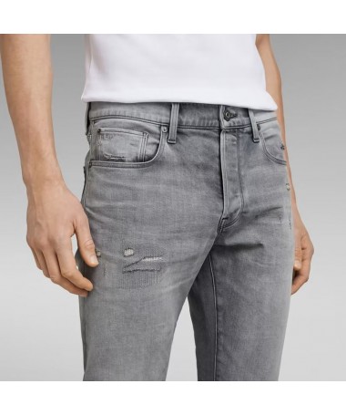 Jean G star 3301 slim taille mi haute pour homme. De couleur gris. 51001-C293 FIESTA CONCEPT STORE