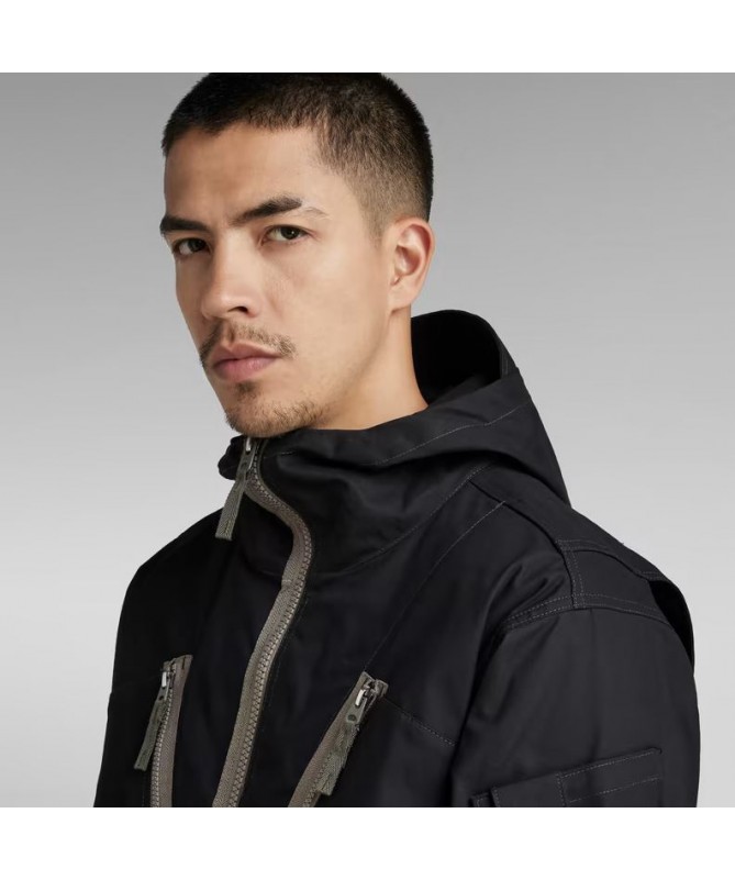 VESTE À CAPUCHE À COL MONTANT SPORTY POUR HOMME G-STAR D21064-9288 FIESTA CONCEPT STORE
