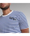 TEE SHIRT EN COTON BIO A RAYURES HORIZONTALES G STAR POUR HOMME D21190-C339 FIESTA CONCEPT STORE
