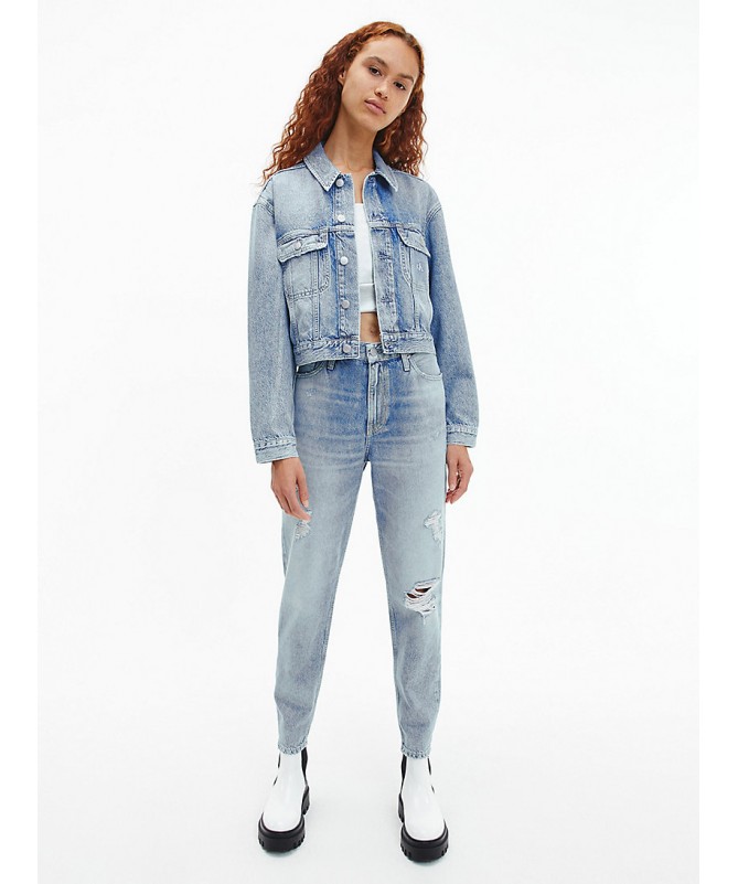 veste en jean calvin klein pour femme. J20J217815. FIESTA