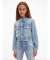 veste en jean calvin klein pour femme. J20J217815. FIESTA