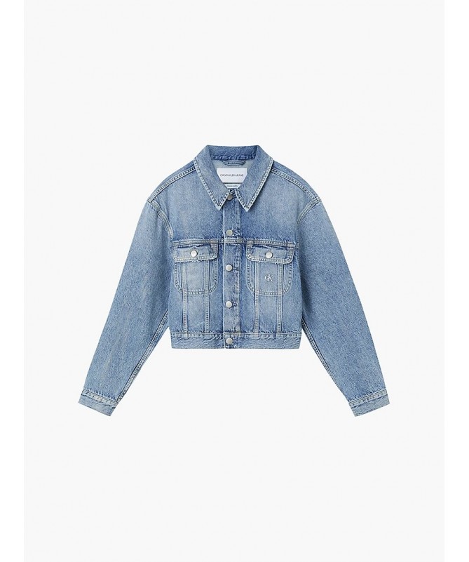 veste en jean calvin klein pour femme. J20J217815. FIESTA