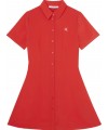 Robe-chemise à Manches Courtes En Tissu Recyclé. J20J21834. FIESTA