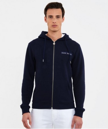 Sweat shirt à capuche Her Seven pour homme fermeture zippé. ROCKY ZIP FIESTA CONCEPT STORE