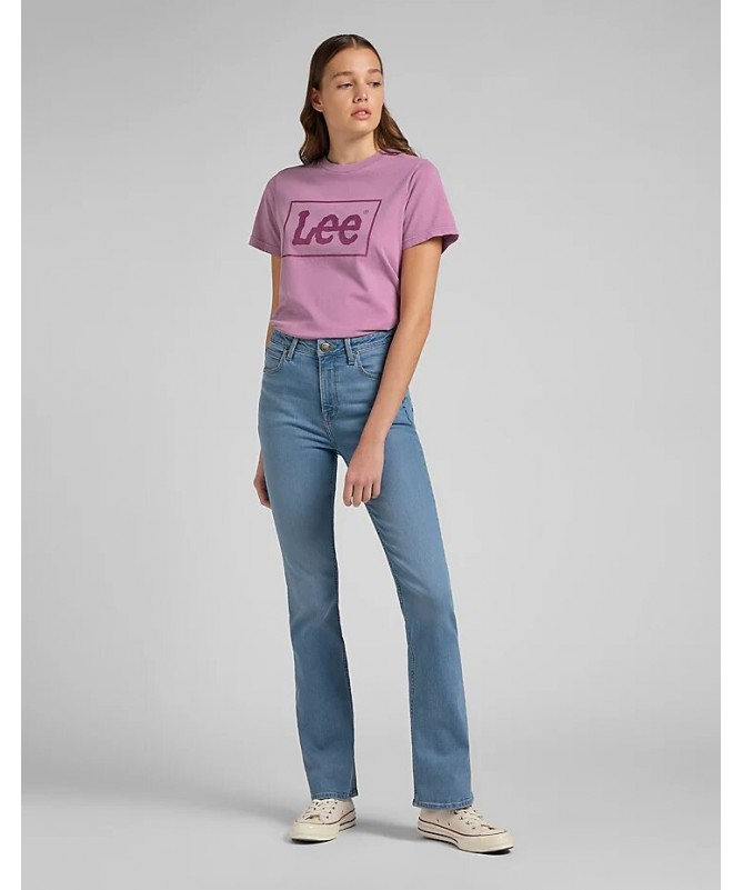 Jean femme modèle bootcut skinny signé Lee®, basé sur le Breese taille haute. L31TQDUG FIESTA CONCEPT STORE