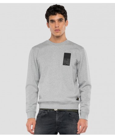 Sweat-shirt ras-du-cou homme en pur coton Replay. Style streetwear décontracté. M6059 .000.22890P FIESTA CONCEPT STORE