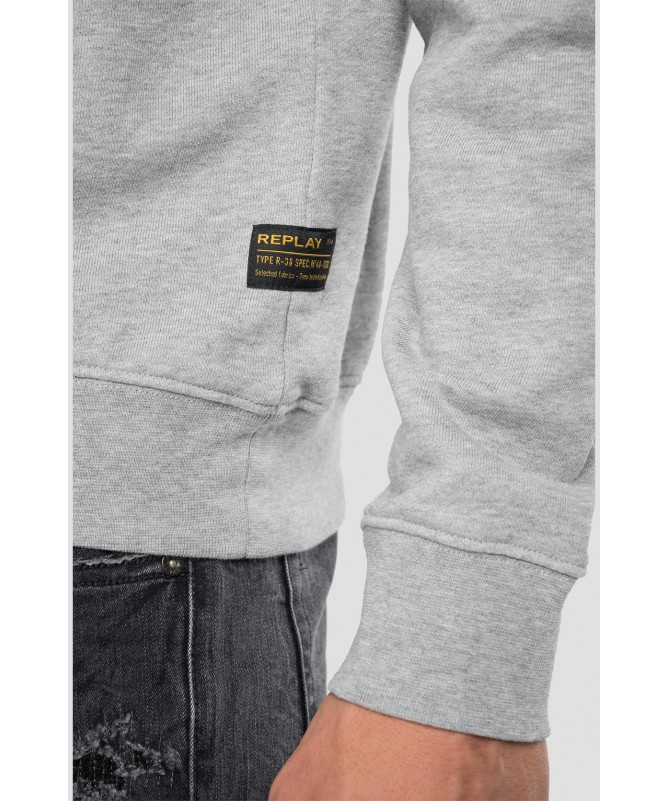 Sweat-shirt ras-du-cou homme en pur coton Replay. Style streetwear décontracté. M6059 .000.22890P FIESTA CONCEPT STORE