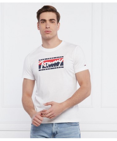 Tee shirt Tommy Hilfiger logo poitrine. DM0DM13250 FIESTA CONCEPT STORE