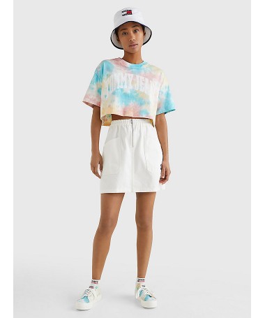 Tee shirt motif tye and dye pour femme Tommy Hilfiger. DW0DW12931 FIESTA CONCEPT STORE