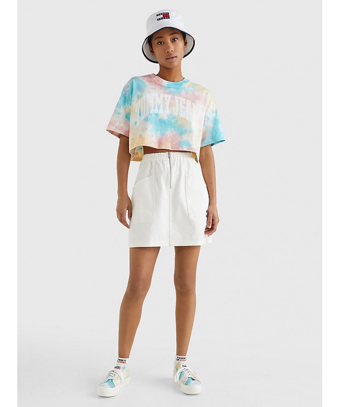 Tee shirt motif tye and dye pour femme Tommy Hilfiger. DW0DW12931 FIESTA CONCEPT STORE