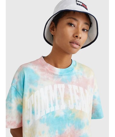 Tee shirt motif tye and dye pour femme Tommy Hilfiger. DW0DW12931 FIESTA CONCEPT STORE
