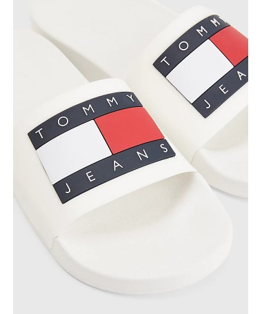 Claquette mixte Tommy Hilfiger en caoutchouc et TPU. EM0EM01021 FIESTA CONCEPT STORE