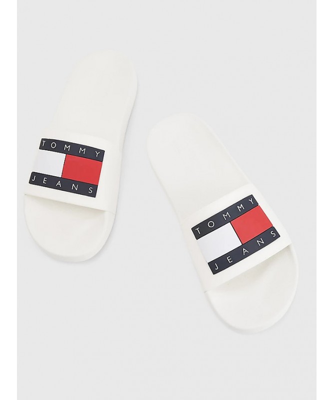 Claquette mixte Tommy Hilfiger en caoutchouc et TPU. EM0EM01021 FIESTA CONCEPT STORE