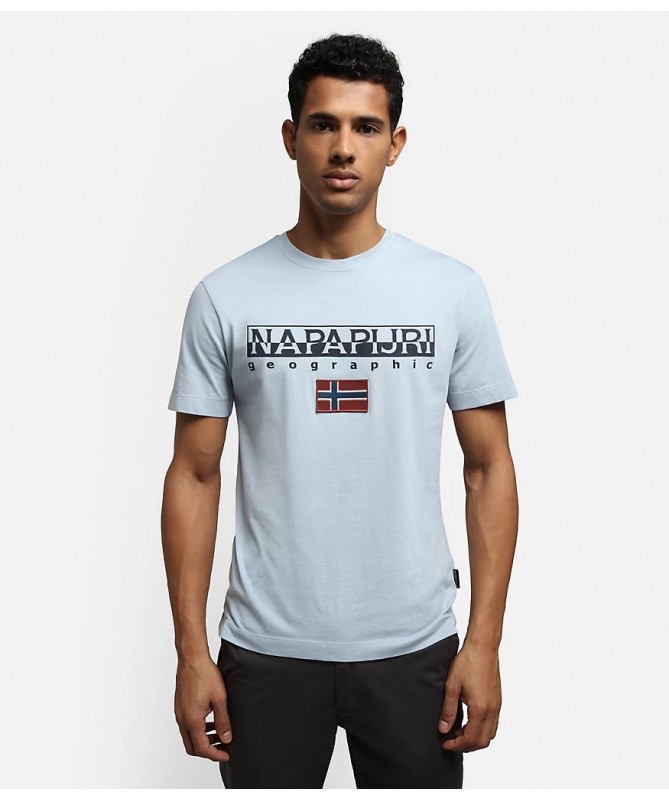 TEE SHIRT MANCHES COURTES HOMME NAPAPIJRI S-AYAS. FIESTA CONCEPT STORE