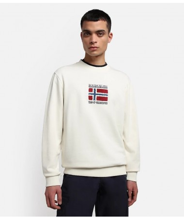 SWEAT SHIRT MANCHES LONGUES A COL ROND EN COTON BIO. B-VERRES C FIESTA CONCEPT STORE