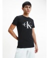 T shirt jersey de pur coton Calvin Klein avec logo sur le devant. J30J320935 fiesta concept store