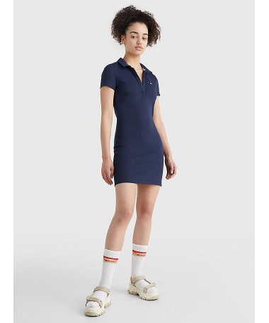 Robe-polo moulante Tommy Hilfiger pour femme DW0DW12877 FIESTA CONCEPT STORE