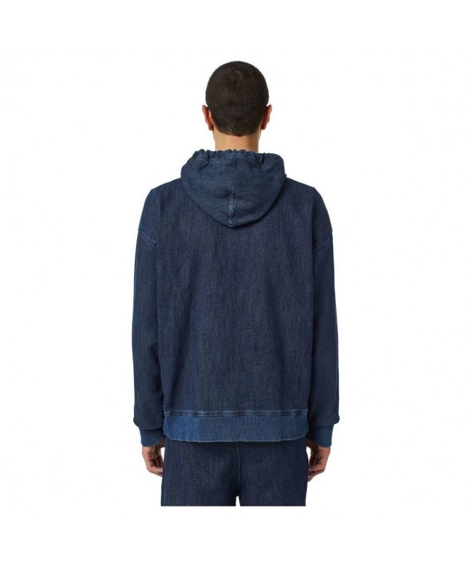 Sweat-shirt à capuche ample de la marque Diesel  arborant un délavage coloré. D-UM-RIB-NE FIESTA CONCEPT STORE