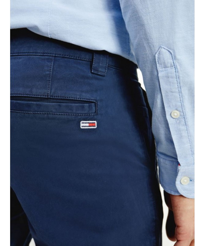 chino en coton bio extensible coupe slim DM0DM09595 fiesta
