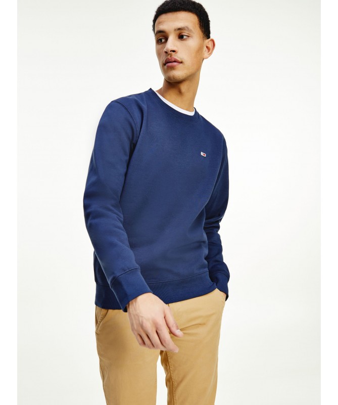 SWEAT COL RAS-DU-COU LOGO BRODÉ DM0DM09591 FIESTA