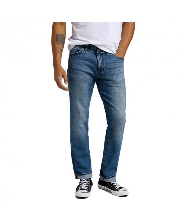Jean LEE straight l71wtasd denim bleu blu coupe droite ceinture élastique pour homme. L71WTASD FIESTA CONCEPT STORE