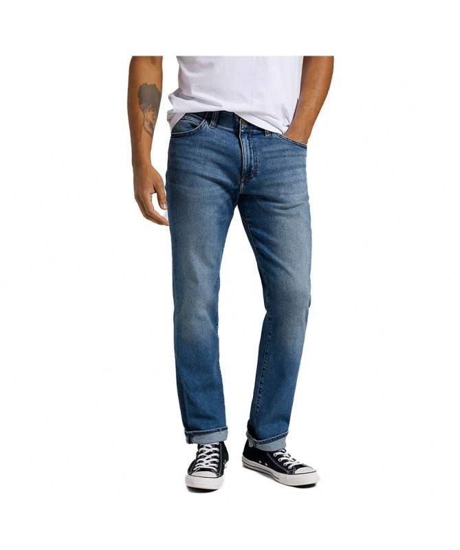 Jean LEE straight l71wtasd denim bleu blu coupe droite ceinture élastique pour homme. L71WTASD FIESTA CONCEPT STORE