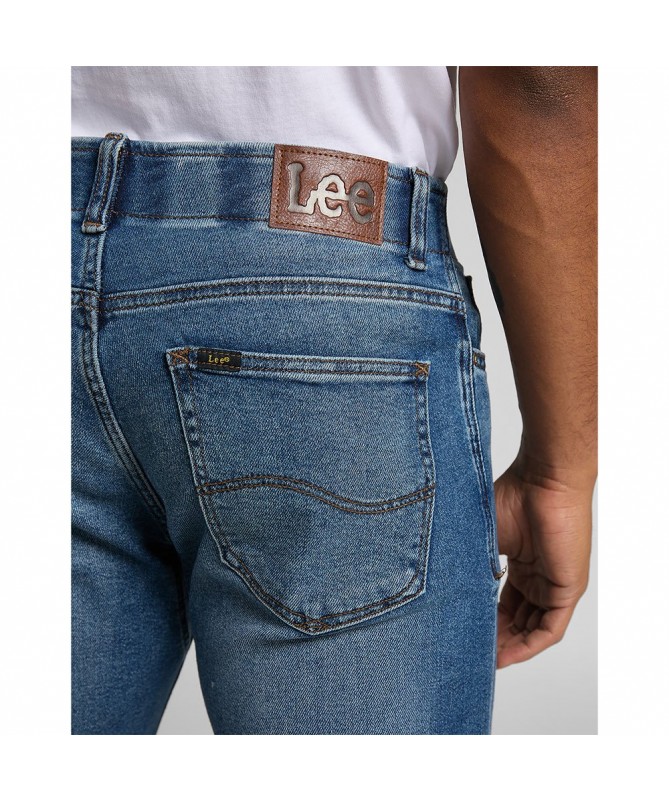 Jean LEE straight l71wtasd denim bleu blu coupe droite ceinture élastique pour homme. L71WTASD FIESTA CONCEPT STORE