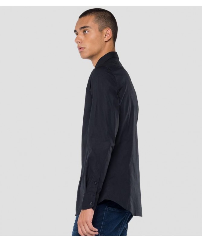 CHEMISE EN POPELINE DE COTON M4028 .000.80279A HOMME FIESTA