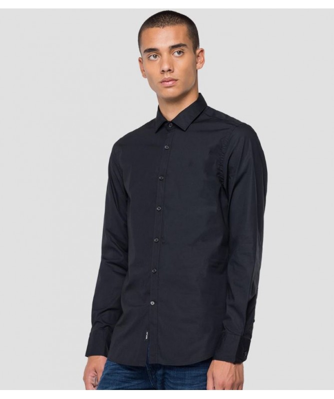 CHEMISE EN POPELINE DE COTON M4028 .000.80279A HOMME FIESTA 140