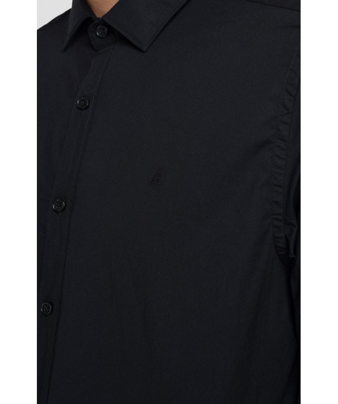CHEMISE EN POPELINE DE COTON M4028 .000.80279A HOMME FIESTA REPLAY FASHION BOX