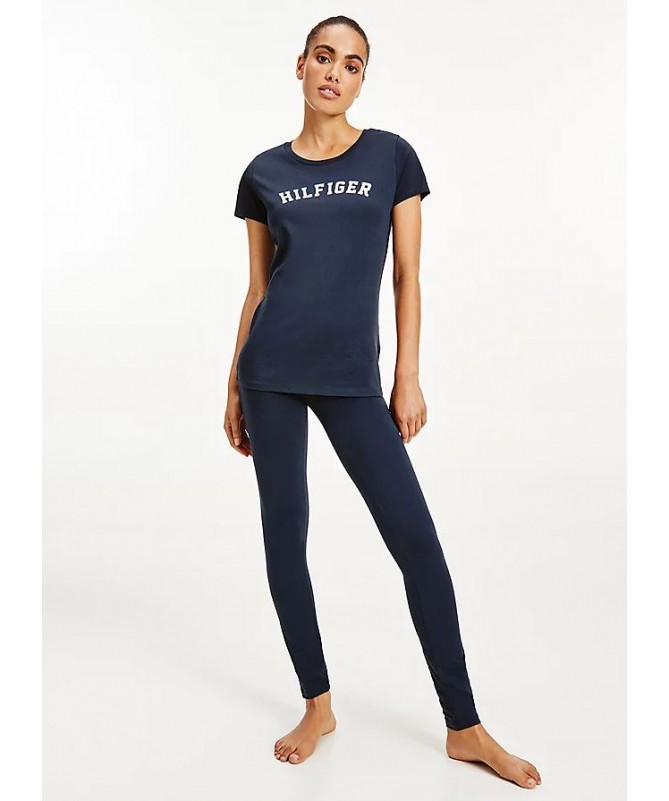 T-SHIRT À LOGO CLASSIQUE TOMMY HILFIGER BLEU MARINE