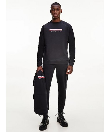 SWEAT-SHIRT LOUNGE À LOGO RAYÉ