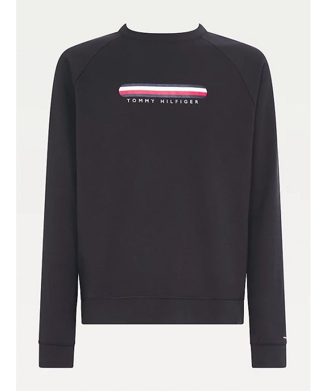 SWEAT-SHIRT LOUNGE À LOGO RAYÉ HOMME HILFIGER
