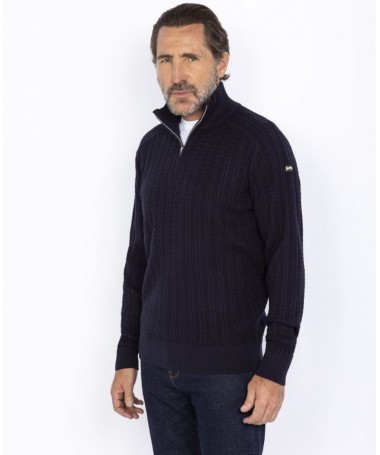 PULL COL DEMI ZIP SCHOTT