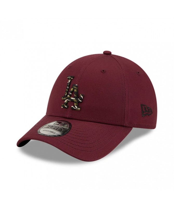 CASQUETTE LA DODGERS WILD CAMO MAROON 9FORTY