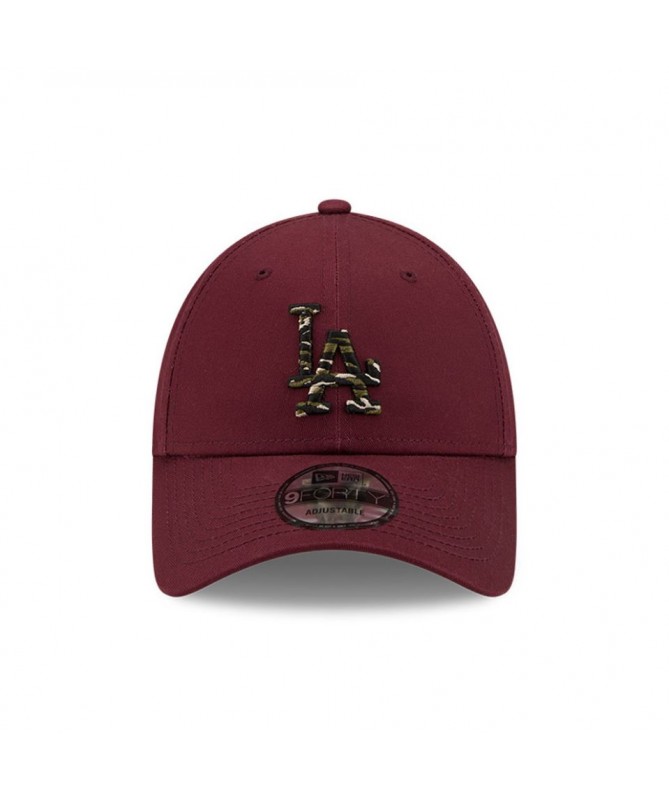 60184799 CASQUETTE LA DODGERS WILD CAMO MAROON 9FORTY FIESTA