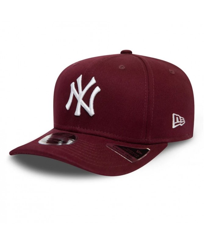 CASQUETTE NY YANKEES MAROON STRETCH SNAP 9FiFTY