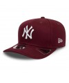 CASQUETTE NY YANKEES MAROON STRETCH SNAP 9FiFTY